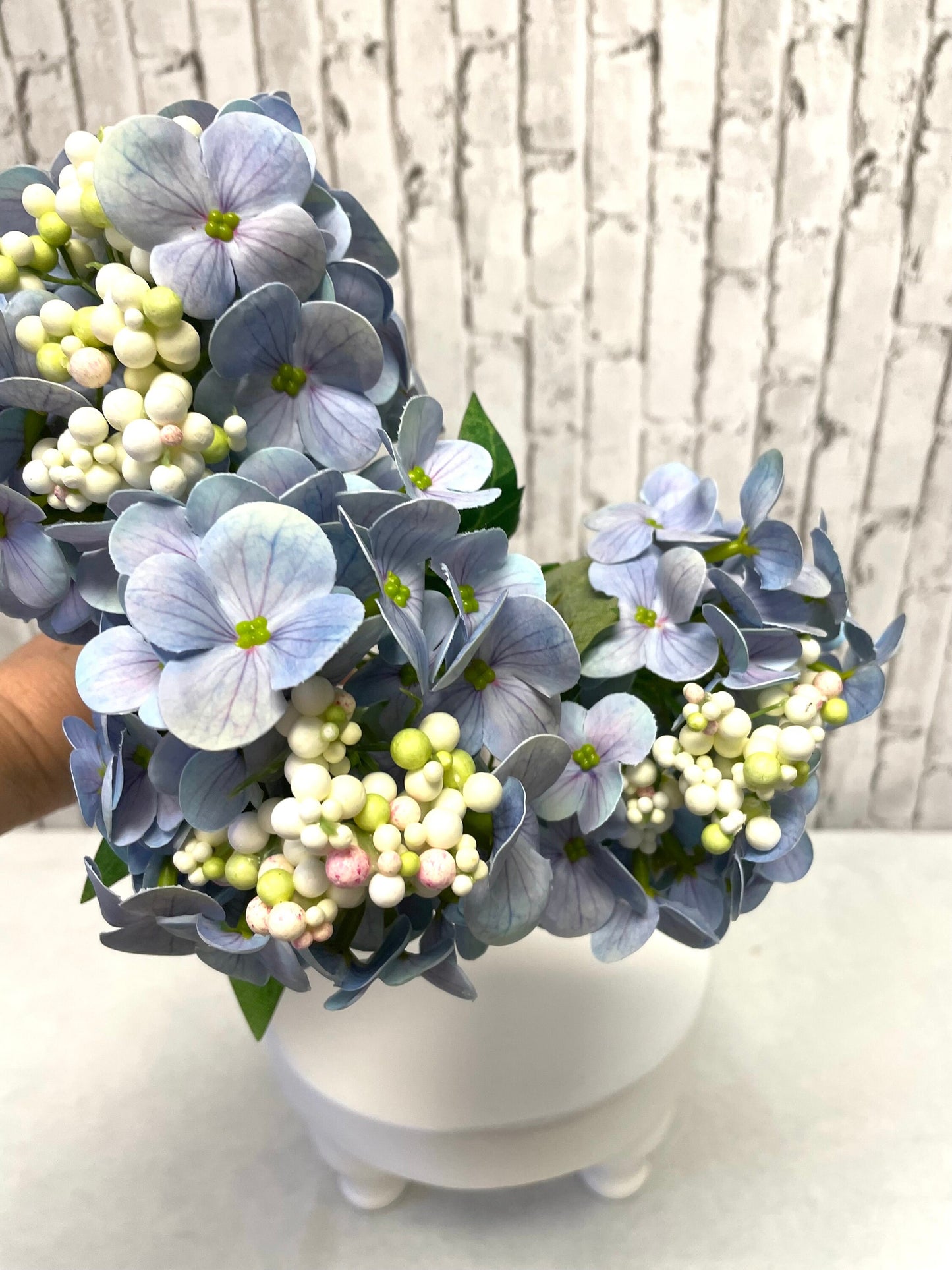 blue hydrangea berry bundle, MTF23873