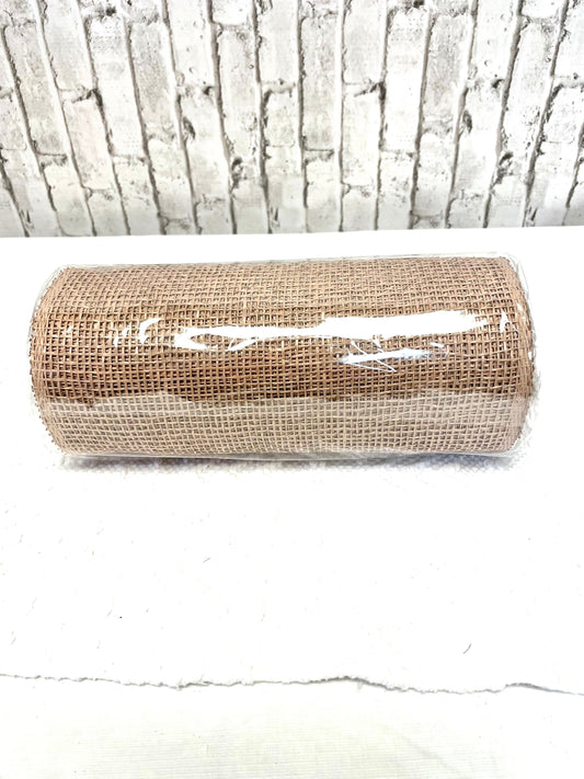 Burlap mesh, beige mesh, RP810018