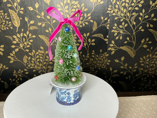 Bottle Brush Tree in chinoiserie urn, 4546021