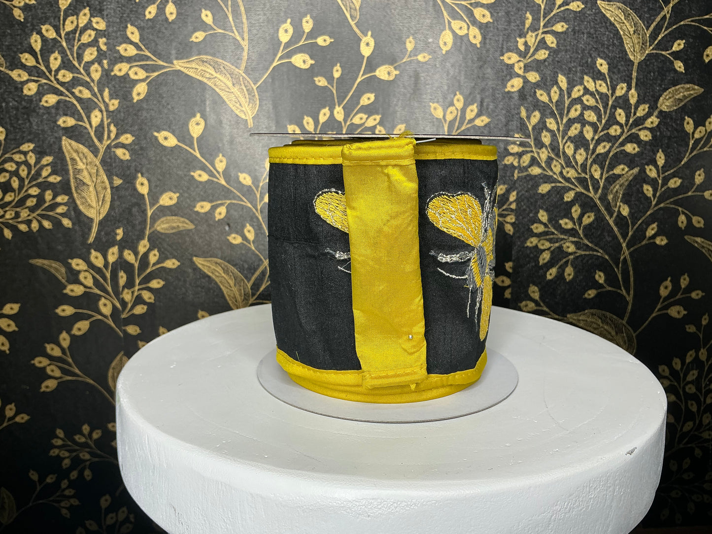 Embroidered Bee Ribbon - John Mark Ribbon