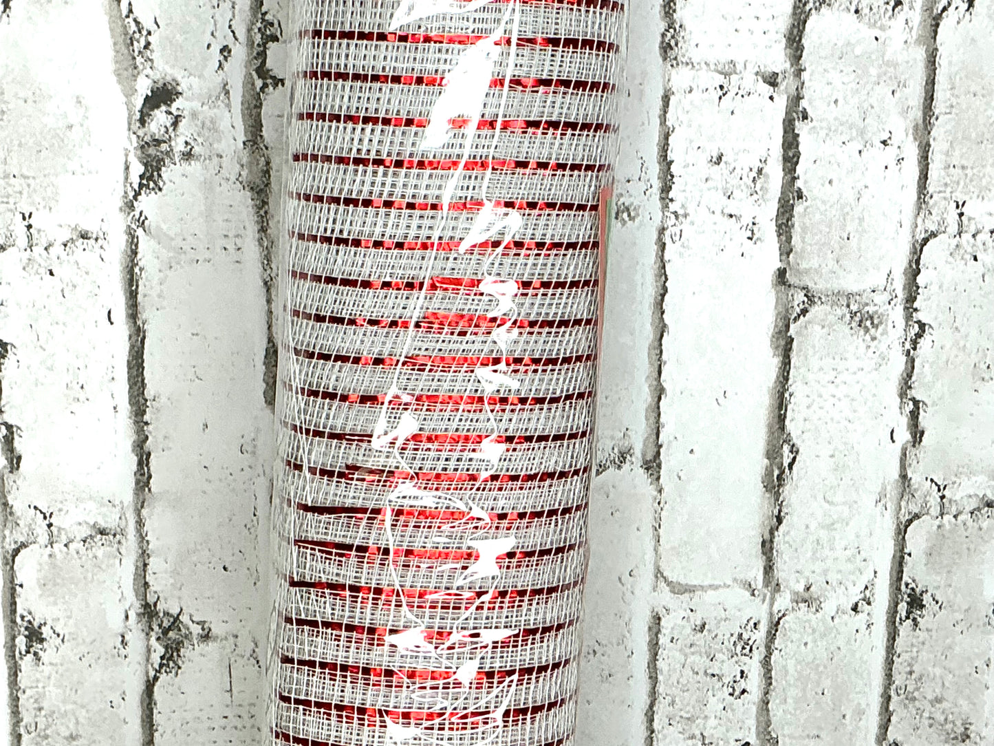 White Mesh with red stripes, 21”, RY9500A2