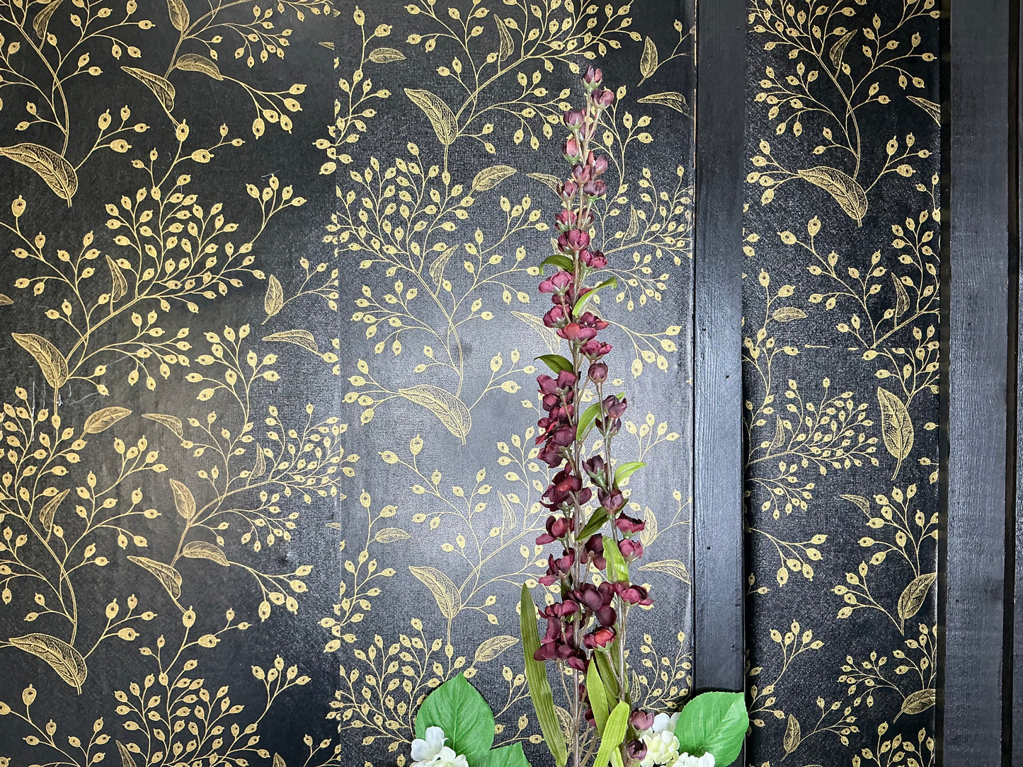 Flowering Astilbe spray - Burgundy