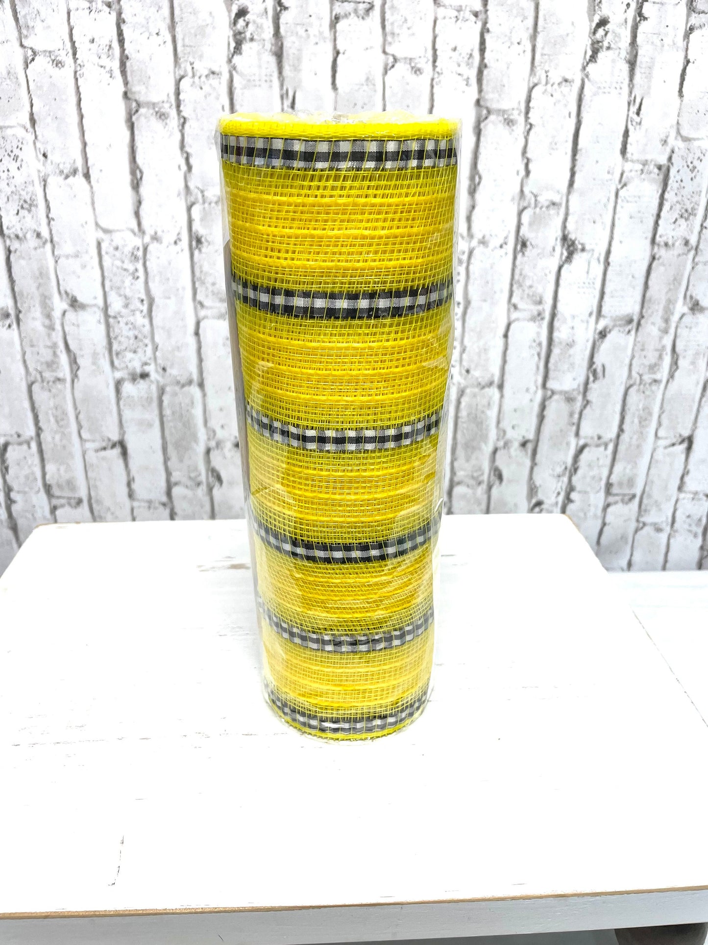 Yellow black and white mesh, RY8901J9, yellow mesh