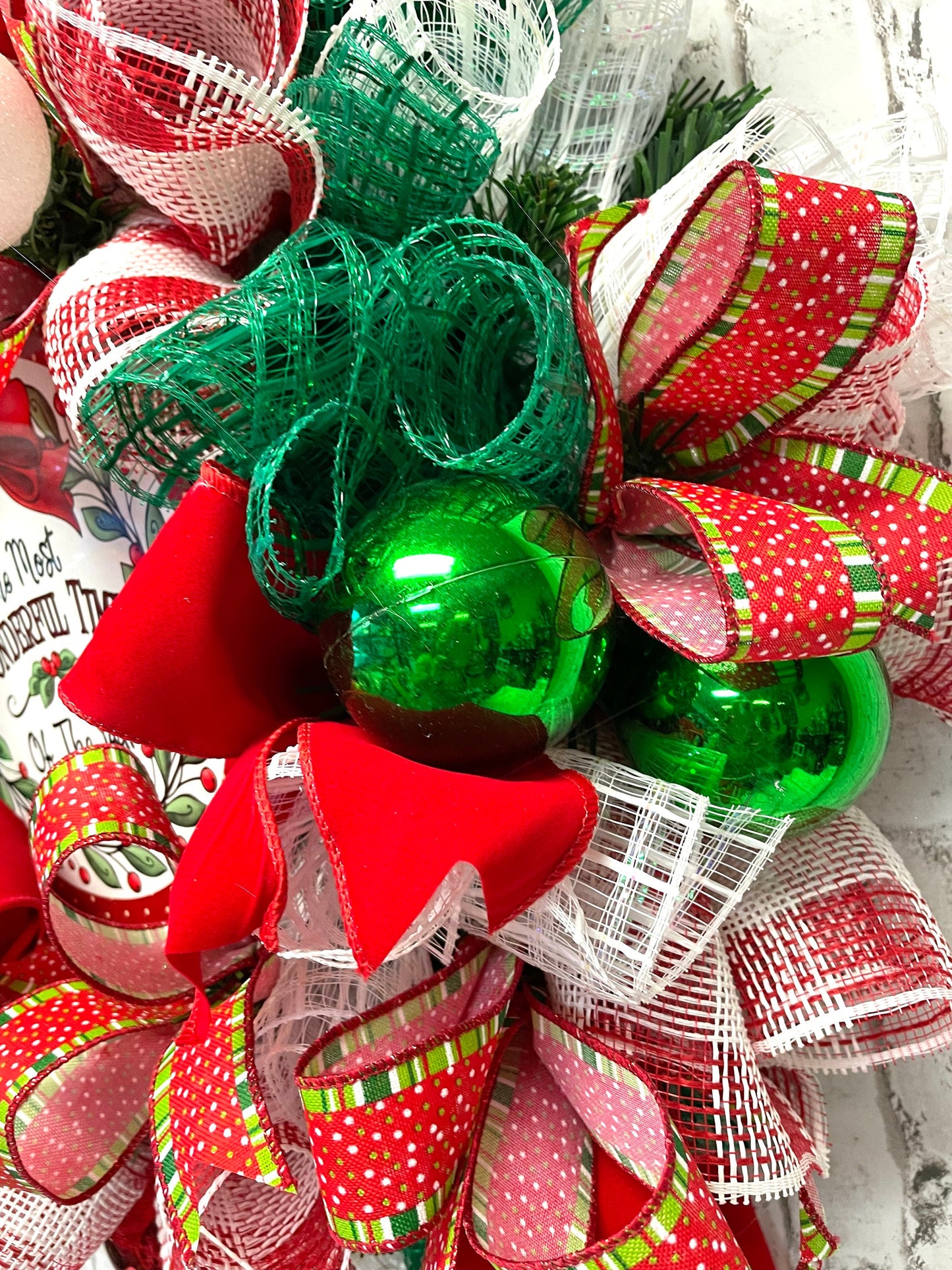 Christmas wreath, Christmas door hanger, door hanger, door wreath, holiday wreath, holiday decor, free shipping.