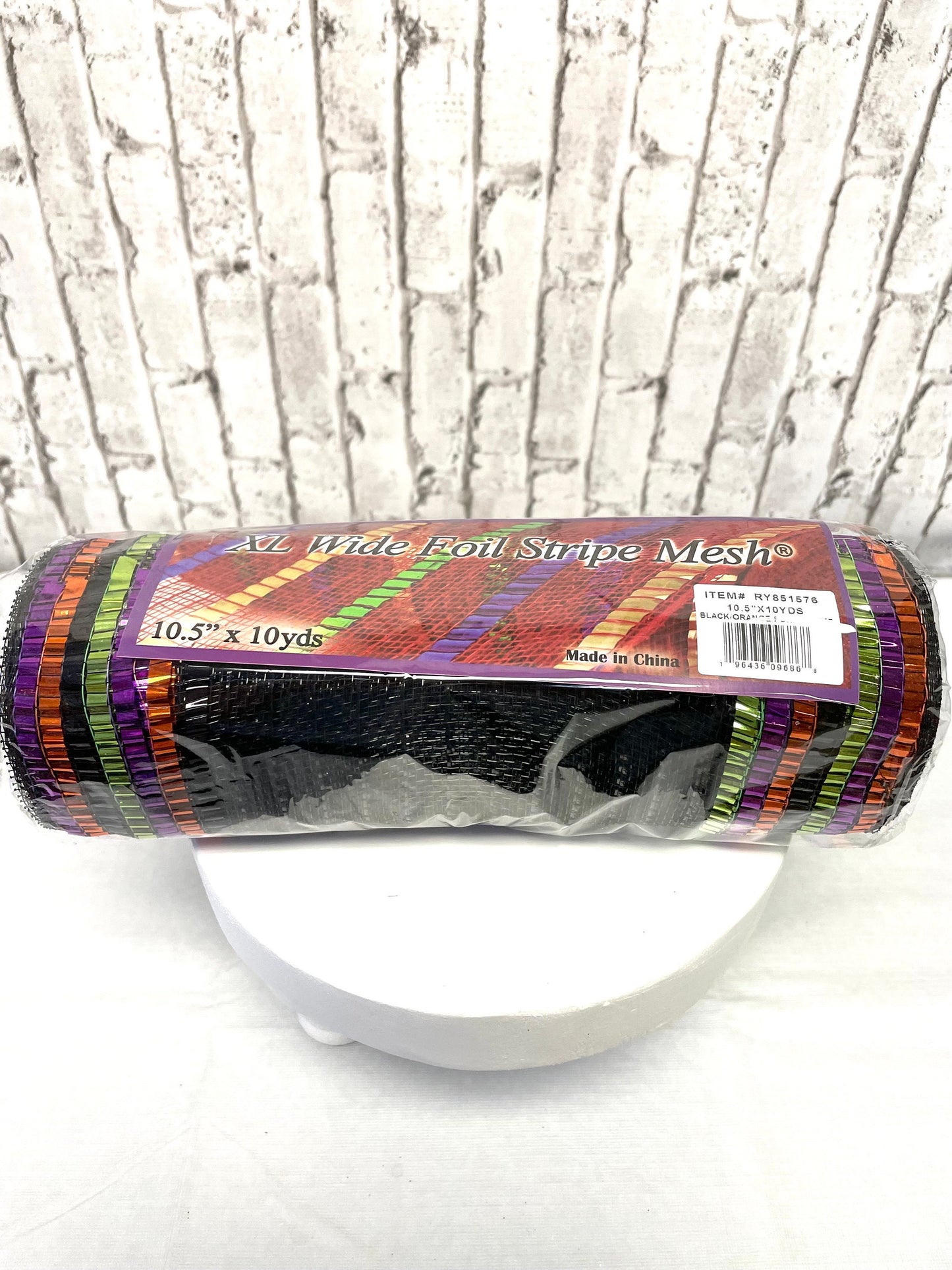 metallic XL foil border mesh, RY851576