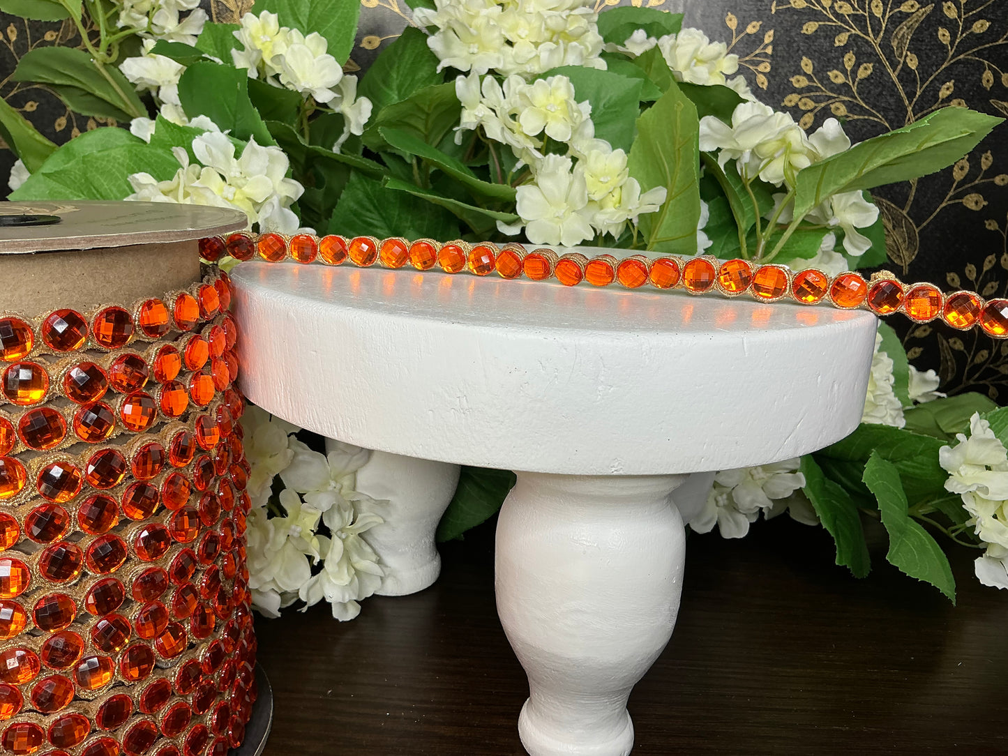 Orange jewel trim, d stevens, 05-1292