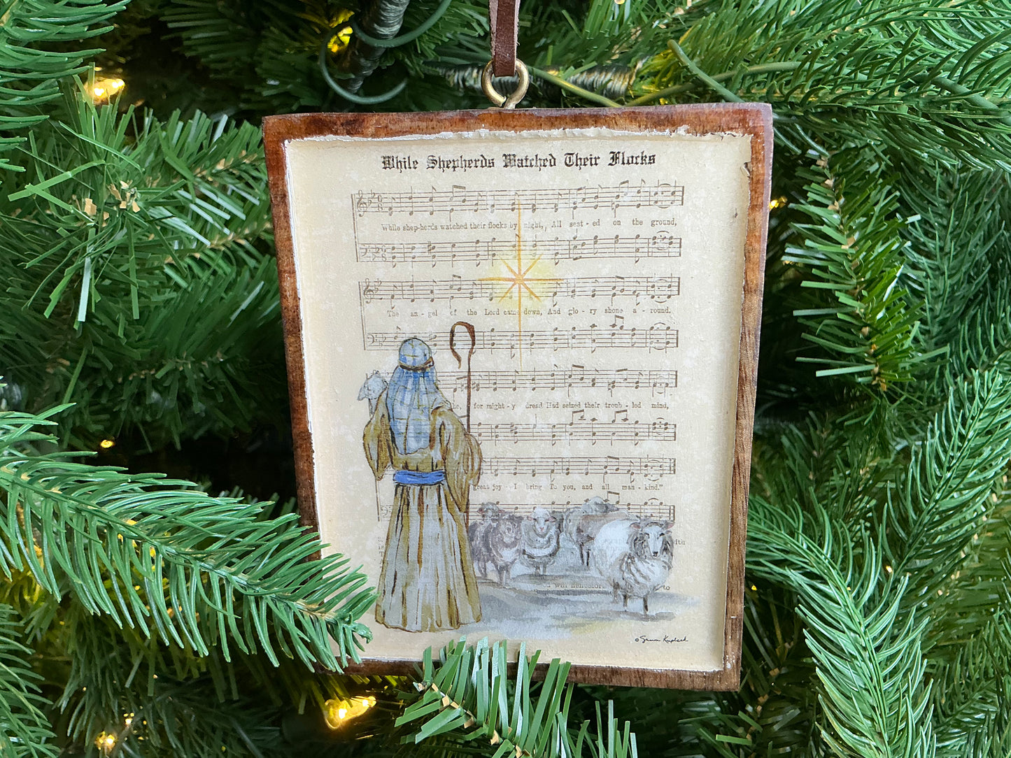 Sheet Music Ornament