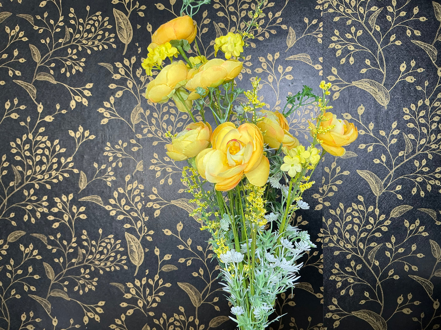 Yellow Ranunculus Bush - 40218-YEL