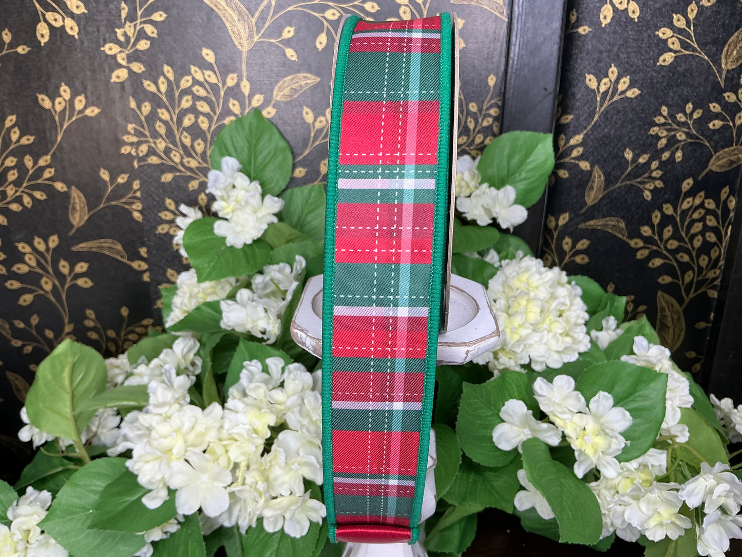 Red/Green Plaid Ribbon - D’Lux