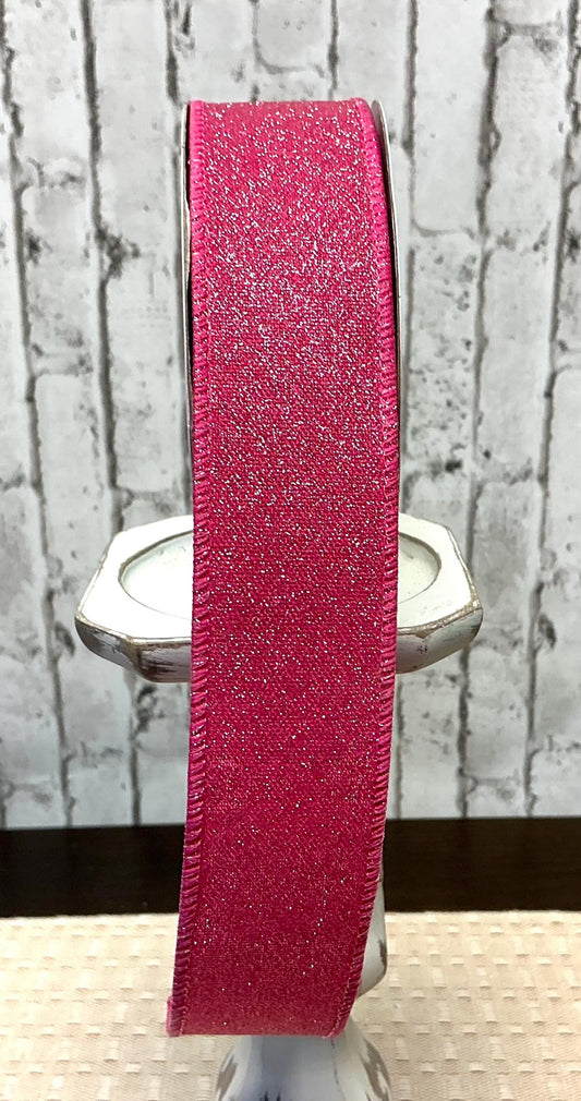Fuchsia Shimmer Ribbon, 1.5” x 10YD, Wired, RGE178907