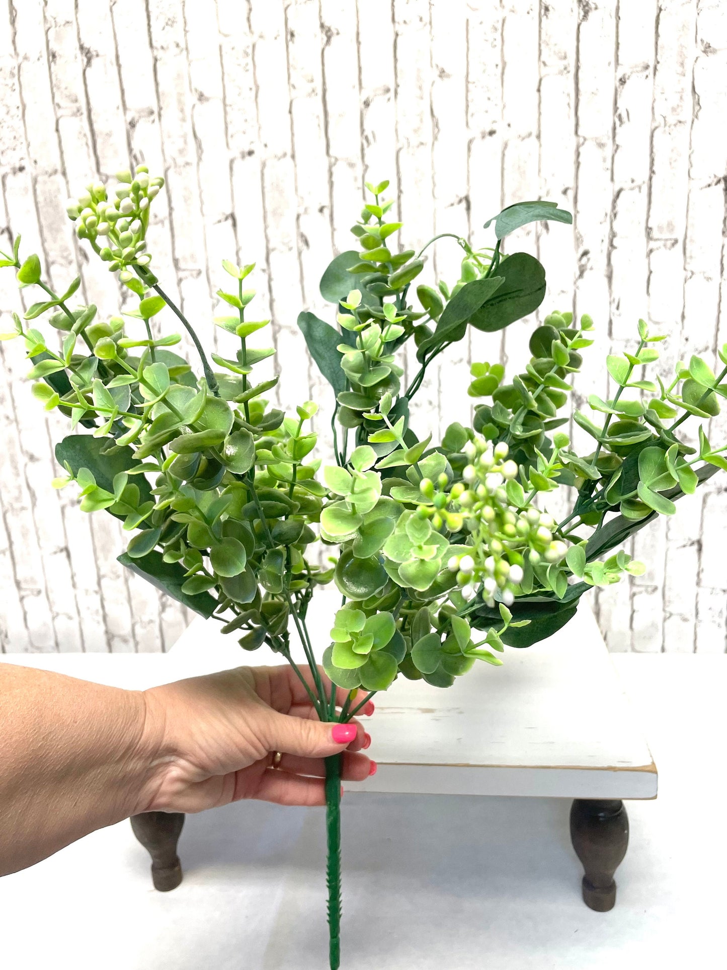 Eucalyptus bush, eucalyptus silver dollar bush, 13533BU20, greenery bush, spring greenery, summer greenery, everyday greenery