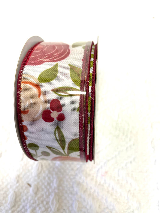 Fall ribbon, everyday ribbon, burgundy ribbon, RGA1681MY