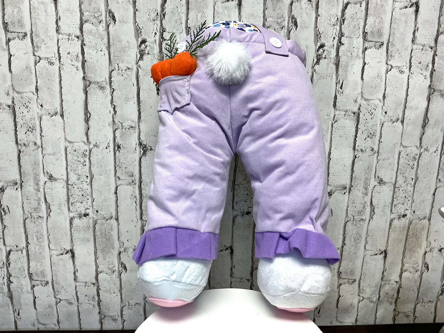 Girl Bunny Wreath Attachment Kit, 3 pieces, Body and 2 ears, 27”Hx10”W, HE7337