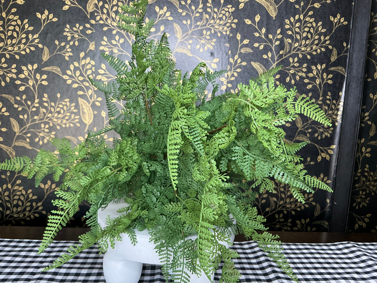 Soft Touch Fern Bush - Artificial
