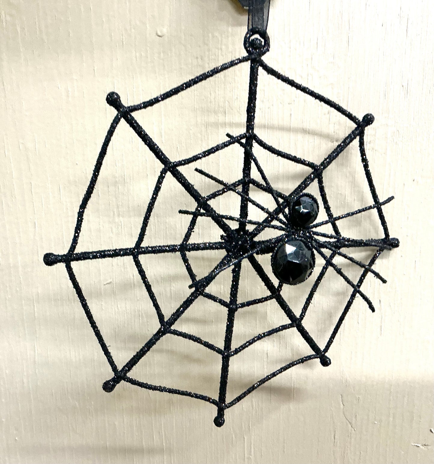 Glitter wed w/ jeweled spider, MTH13471