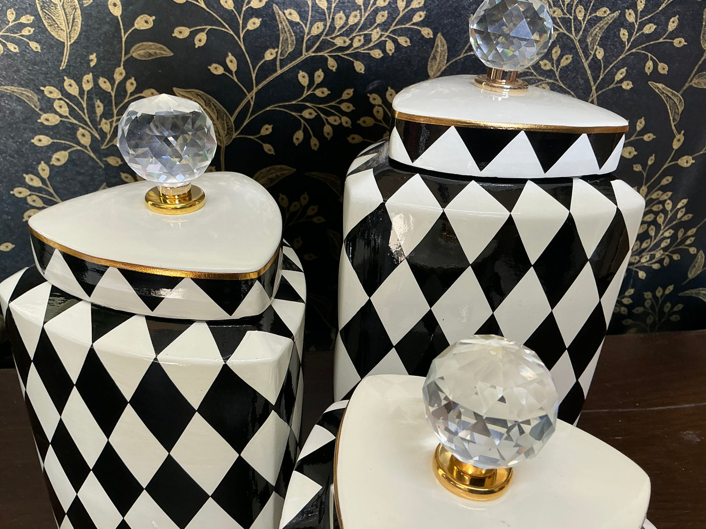 Harlequin Canister Set, Mark Roberts