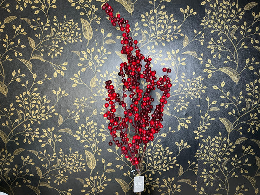 Red berry branch, F4525030