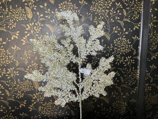 Snowy Pine w/seed spray, Set of 2, X1991
