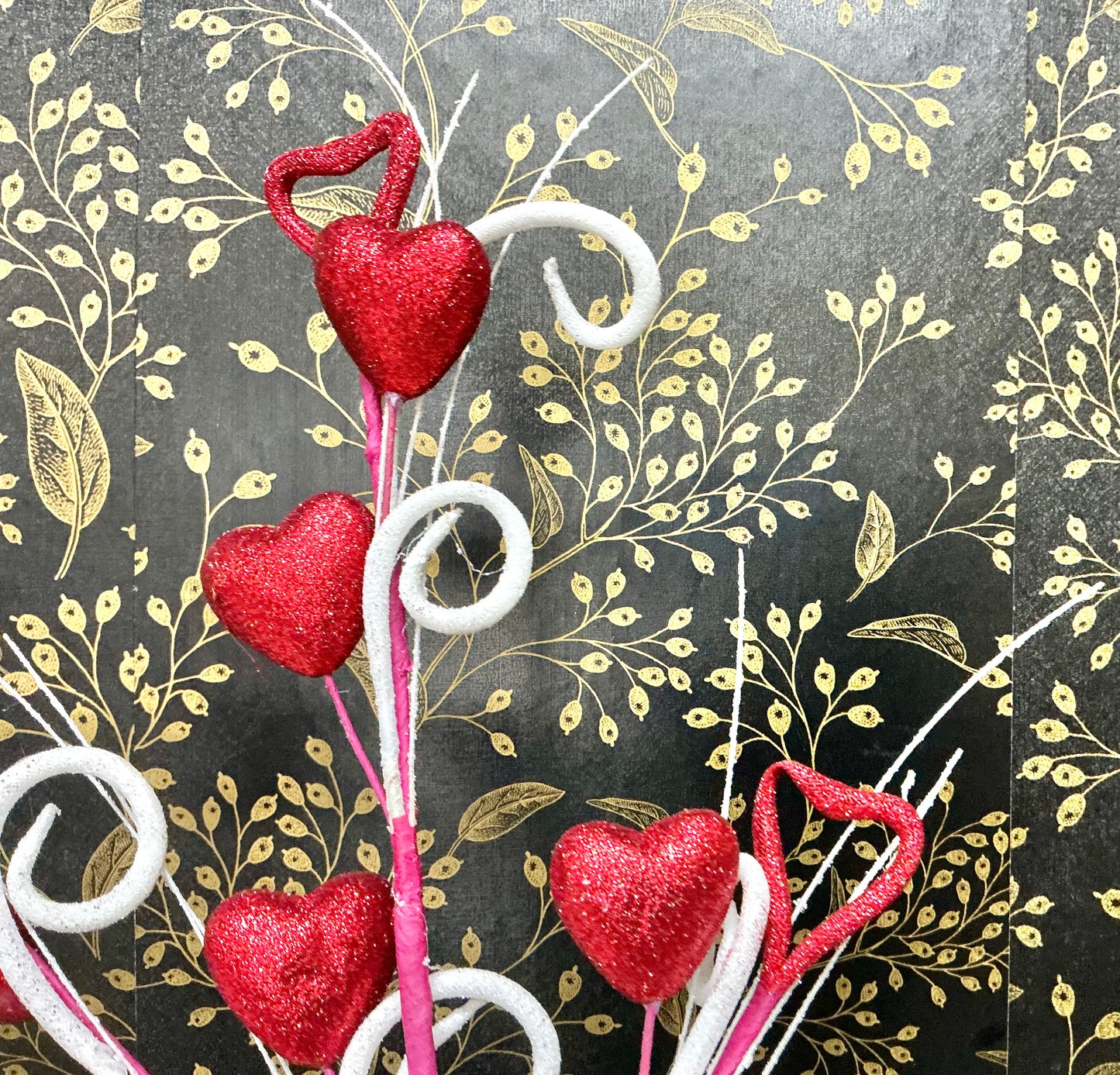 Valentine Heart Curly Spray