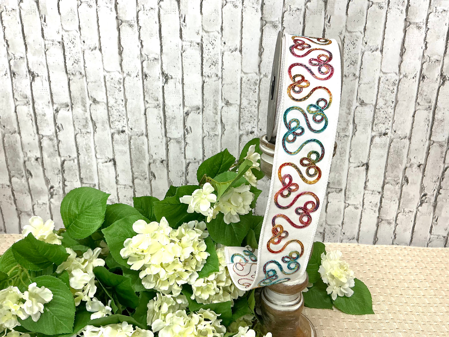 Whimsy Ribbons, Farrisilk designer ribbon, RK367-43