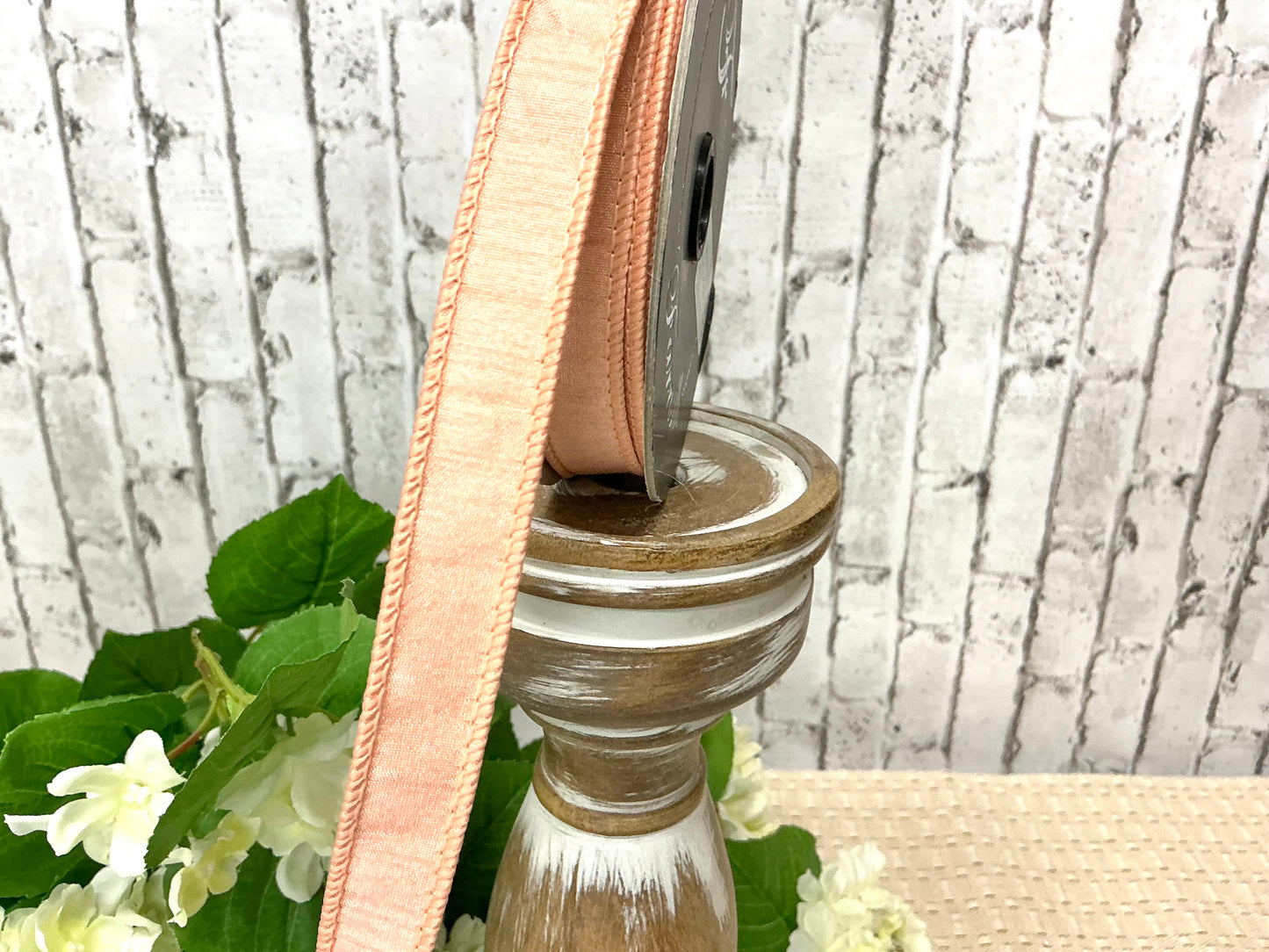 Spring Greenery Ribbon, Farrisilk designer ribbon, RK595-73