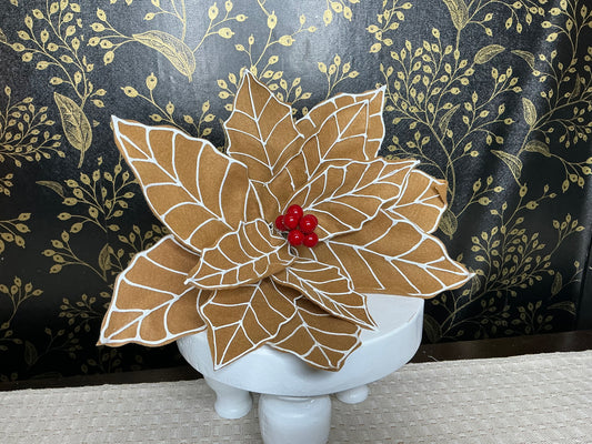Gingerbread Poinsettia, XP36121