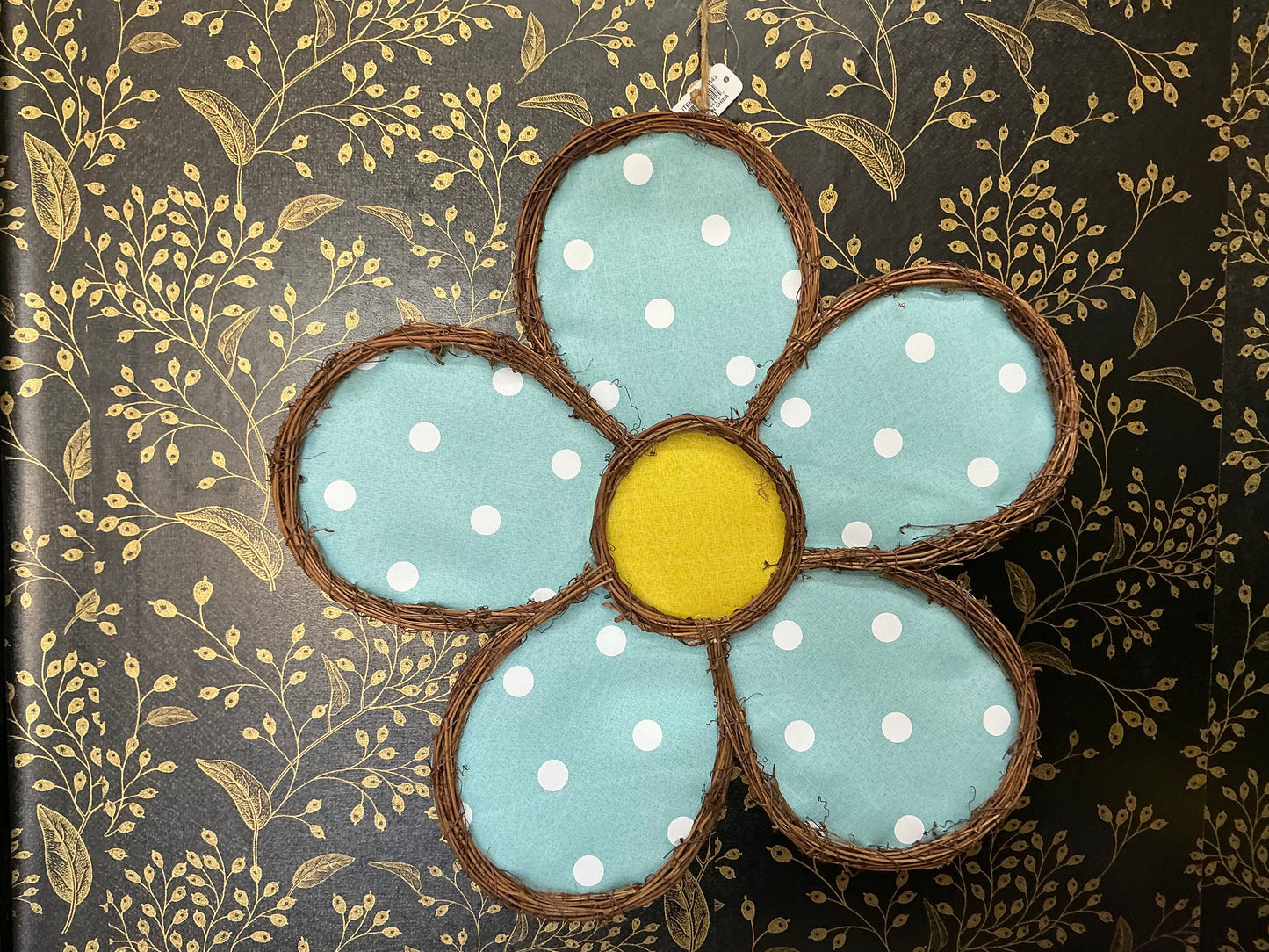 Blue Flower - Grapevine Shape