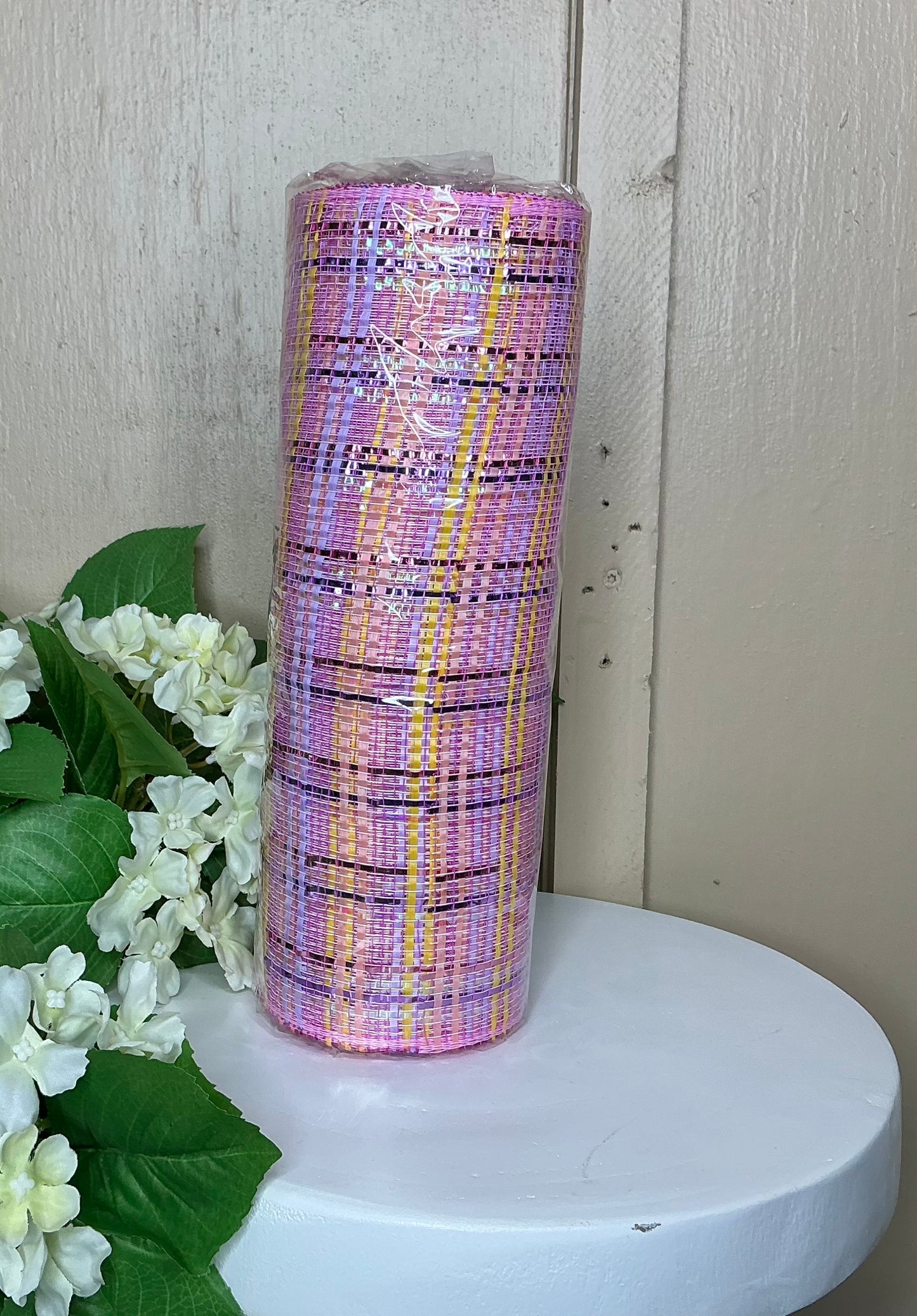 Pink multicolor plaid, REW1368XK