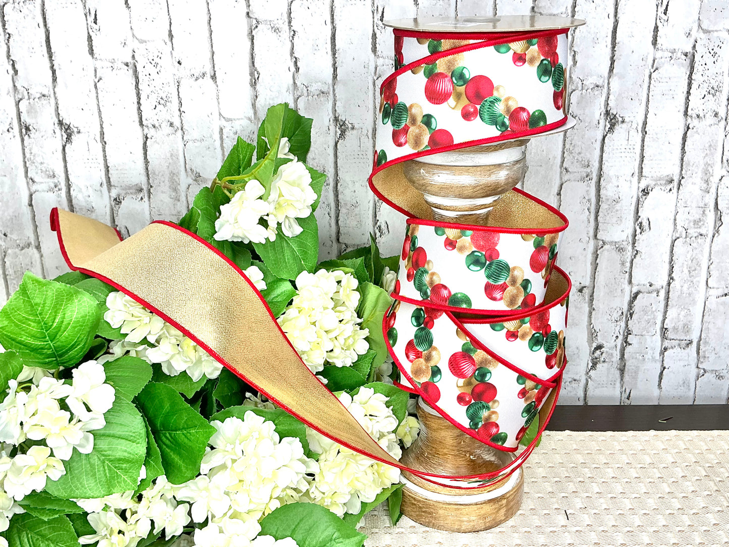 Ball garland Ribbon, D’Lux designer ribbon, LX11434N