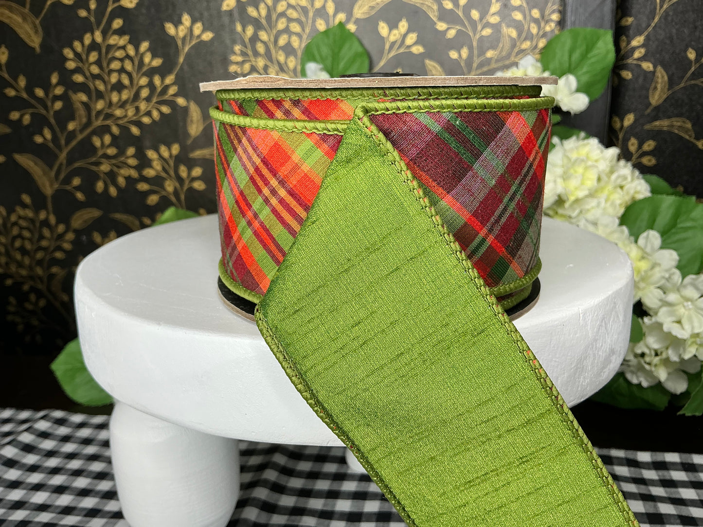 Diagonal auburn plaid - d stevens