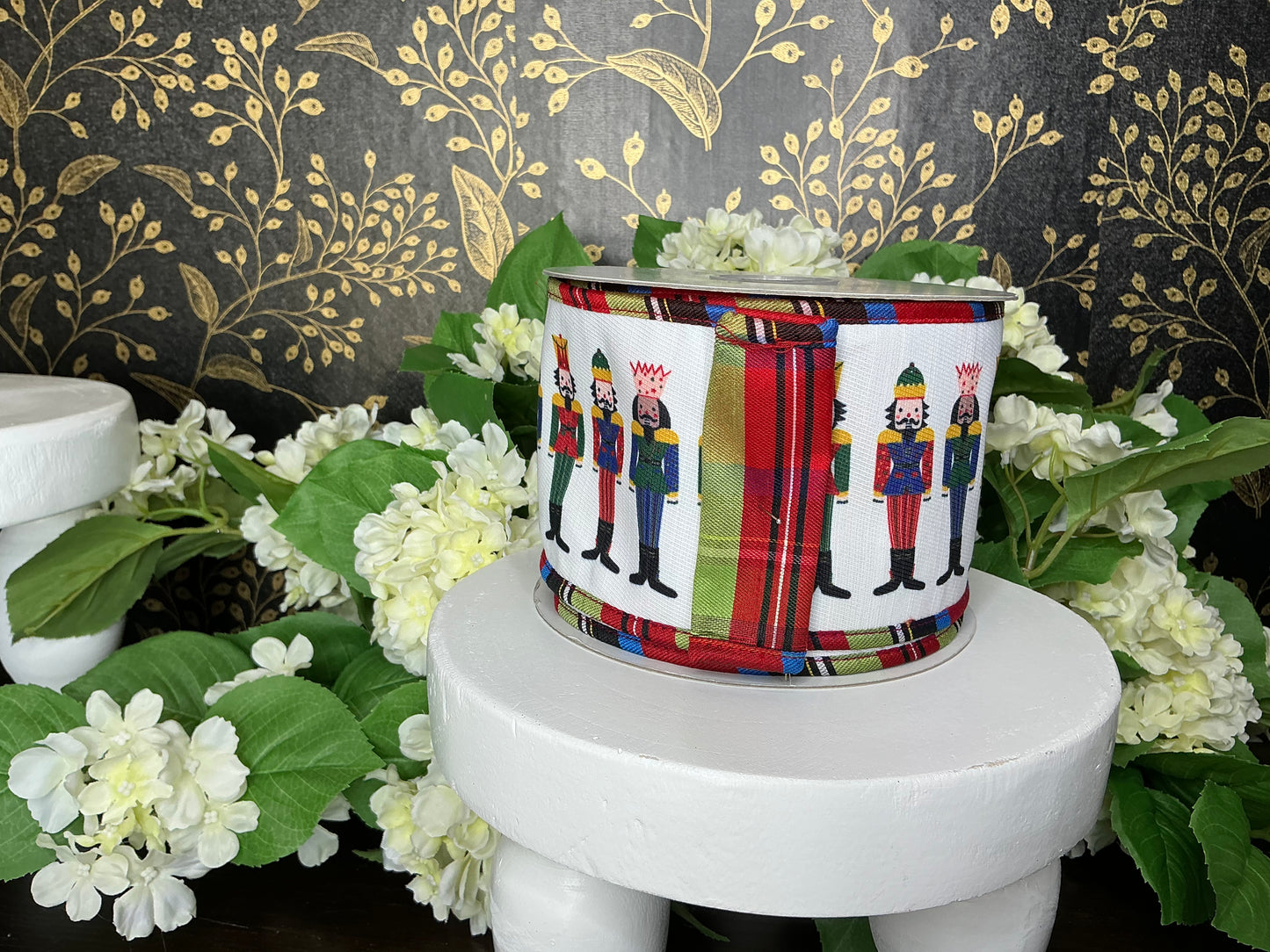 Nutcracker ribbon, Raz designer ribbon, R4527805