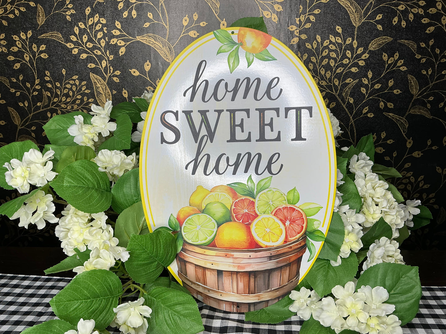 Home Citrus Oval Sign
