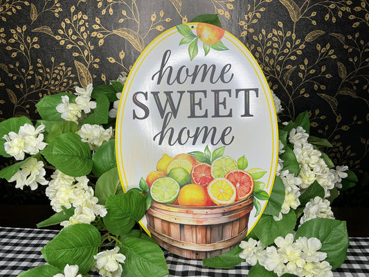 Home Citrus Oval Sign