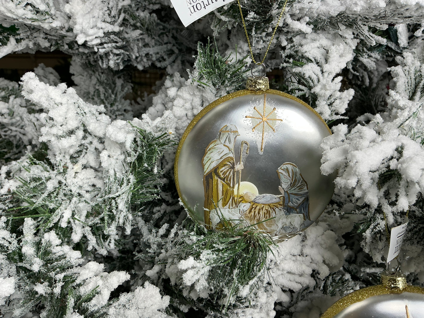 Painted Round ornament, Holy night, 9750693