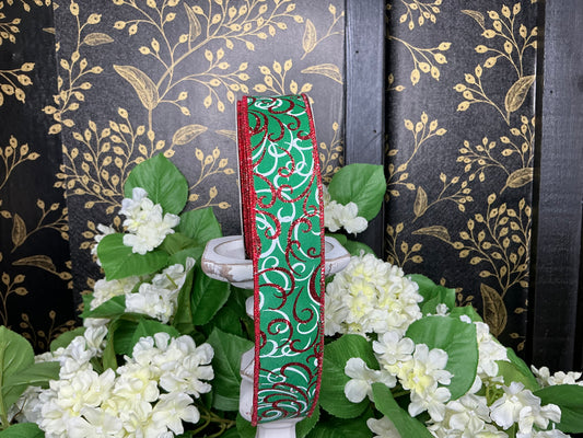 Christmas Swirls Ribbon