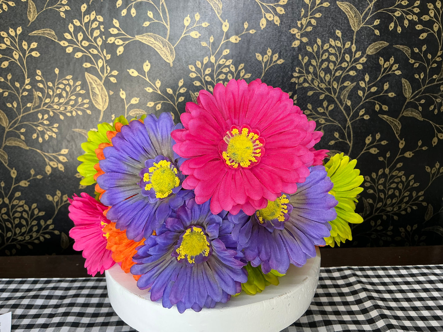 Gerbera Daisy Bush - Artificial