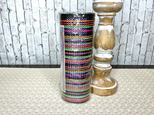 Multicolor stripe mesh, RE1369YM