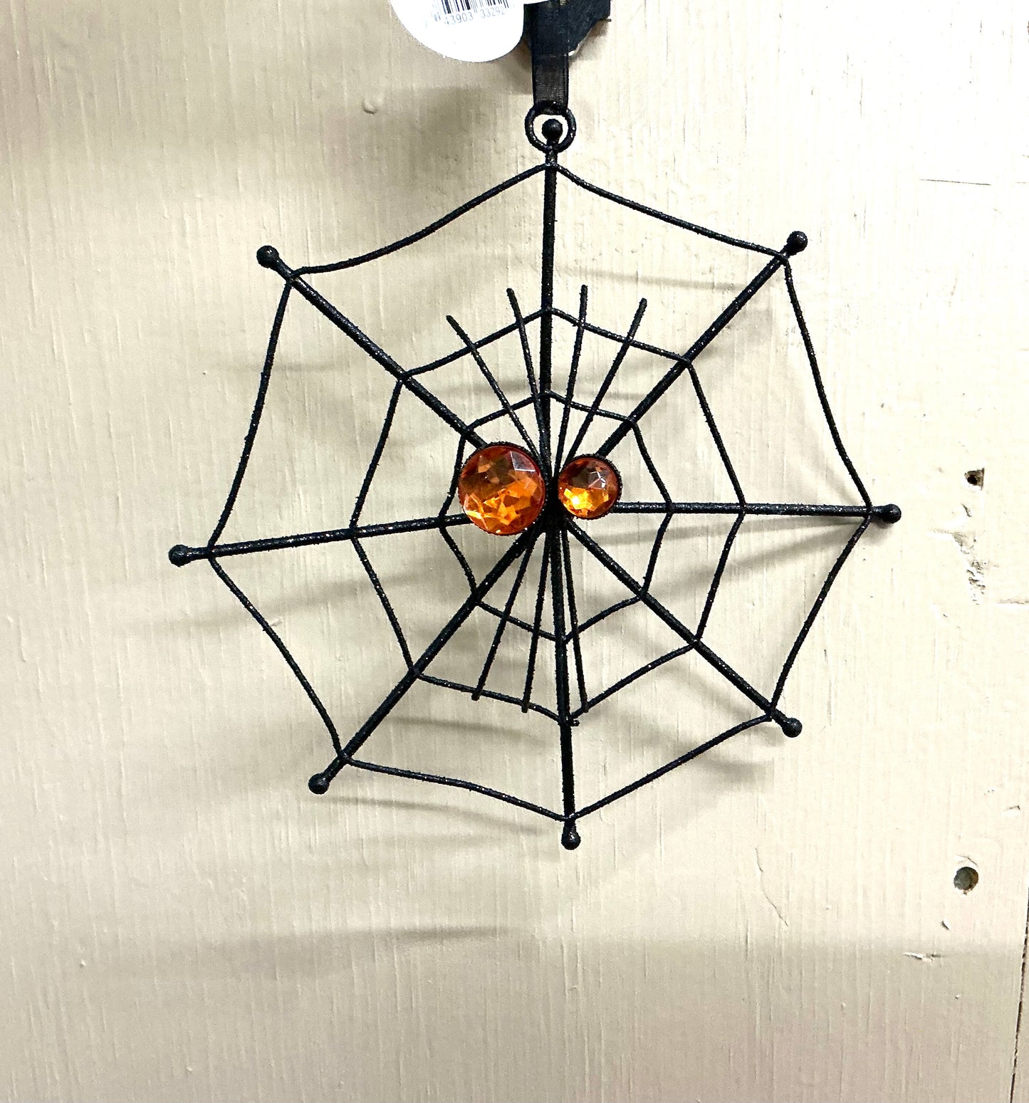 Glitter wed w/ jeweled spider, MTH13471