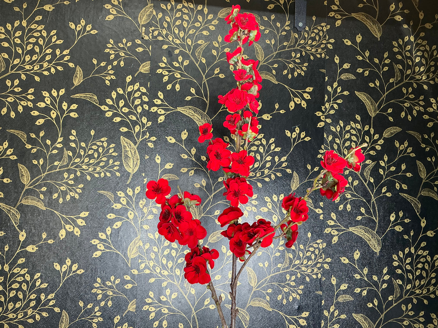 Red Velvet Cherry Blossom Branch