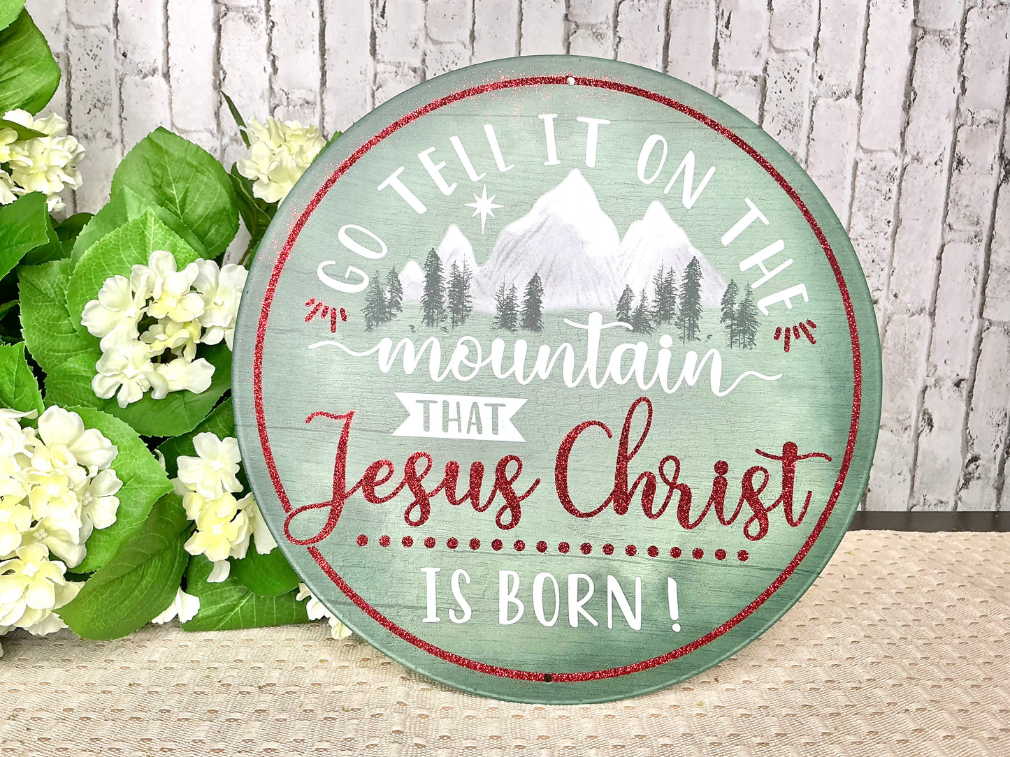 Jesus Christ is Born Sign, MD0772