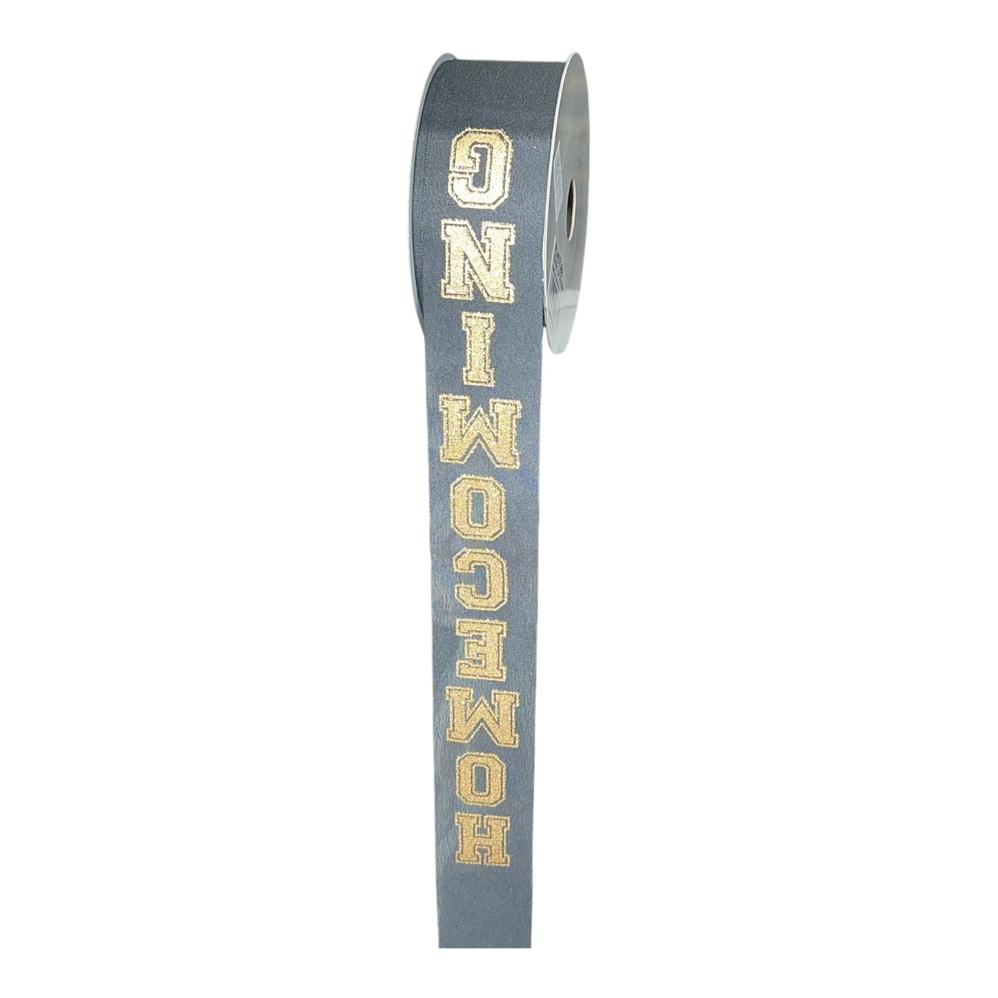 Homecoming Ribbon, Black/Gold, 1.5”x100FT