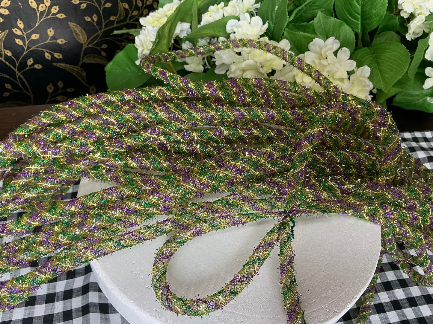 Tinsel Flex Tubing - Mardi Gras