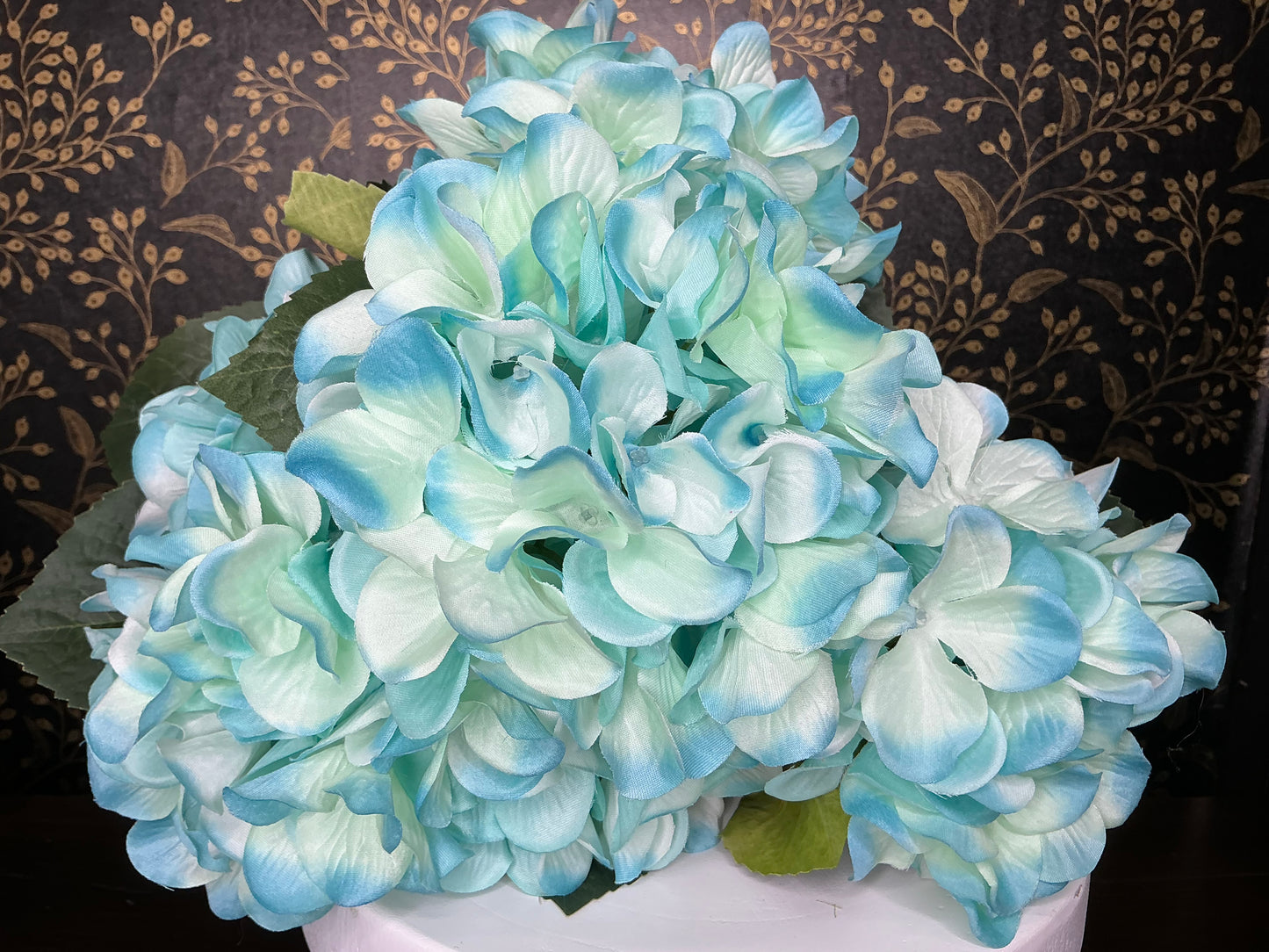 Teal Hydrangea Bush - 80312-TQ
