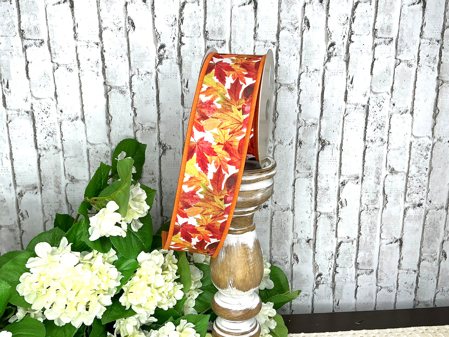Fall leaves Ribbon, D’Lux designer ribbon, LX1131C2