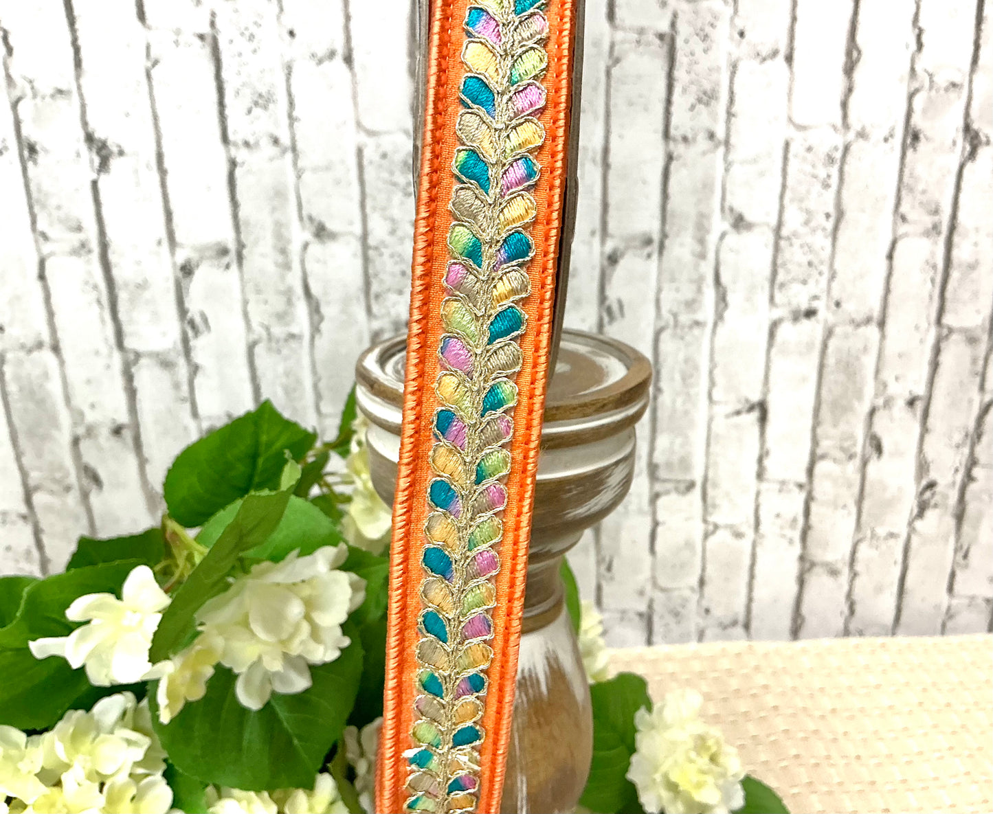 Peachy Keen, Farrisilk designer ribbon, SR113-73