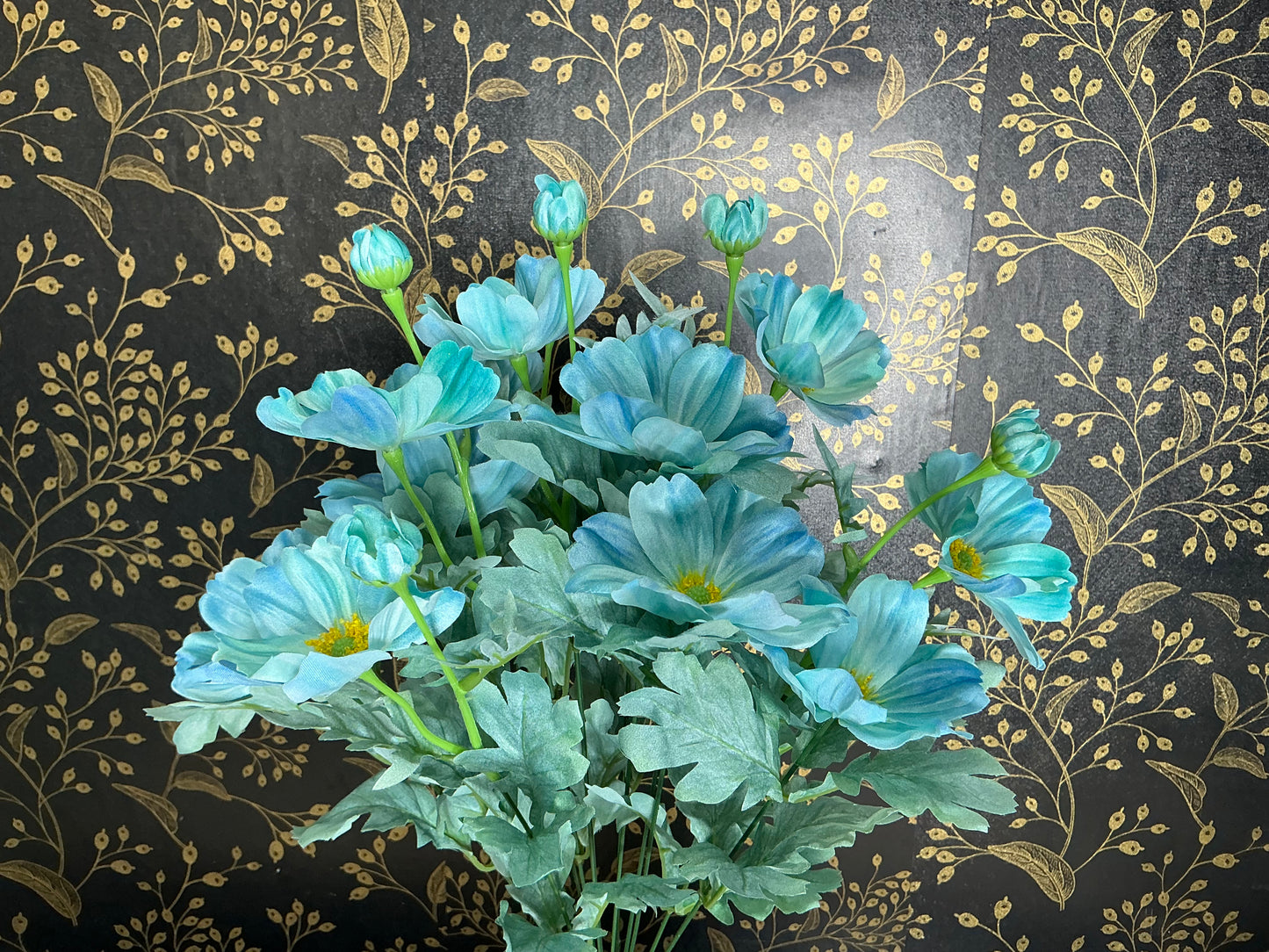 Teal Cosmos Bush - 84299-TEAL