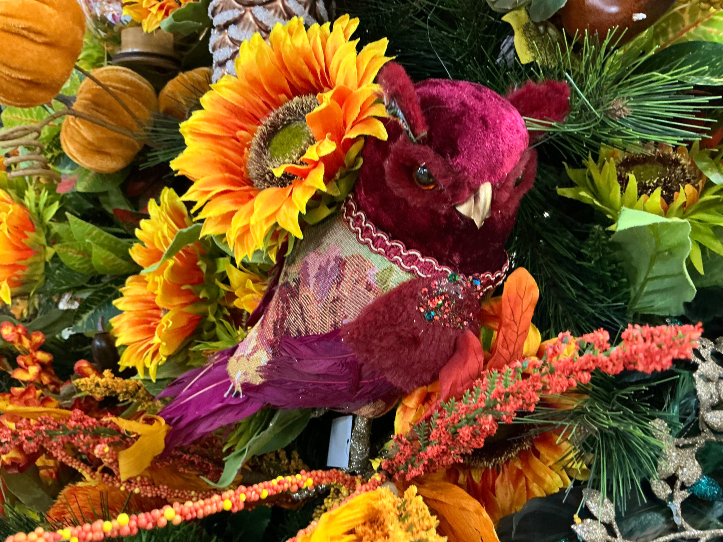 Owls, Burgundy, 91317