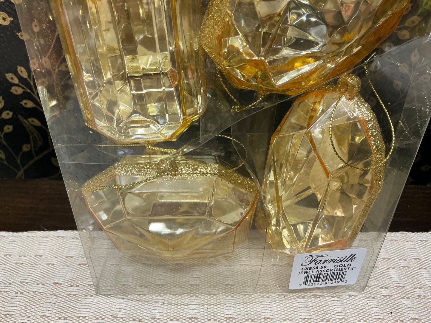 Gold Jewel/Gem Box, Farrisilk, CX958-50