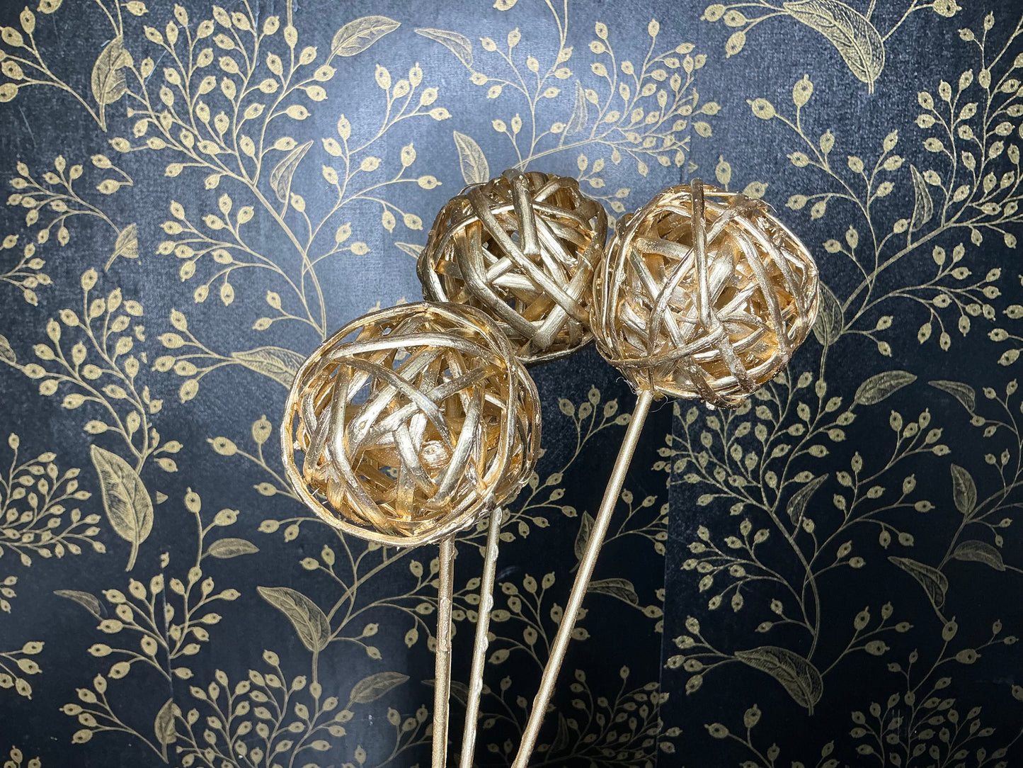 Gold Kambu Ball, Set of 3
