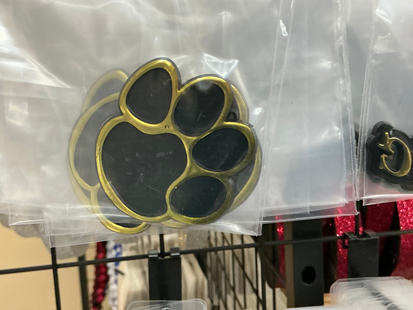 Black and Gold Paw Attachment
